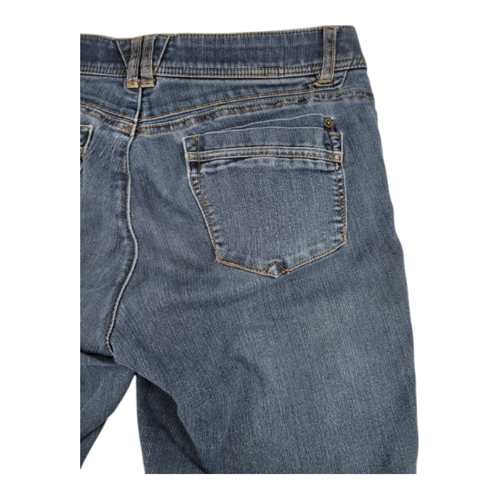 Democracy Women's Ab Tech Skinny Jeans Size 12 Blue Stretch Denim