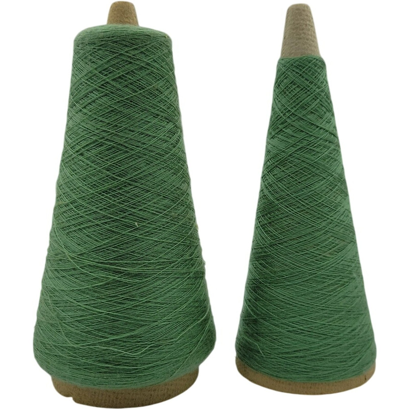 Vintage 1977 Marion Dyers 1/28 Acrylic Cone Yarn Pine 64 Lot of 2