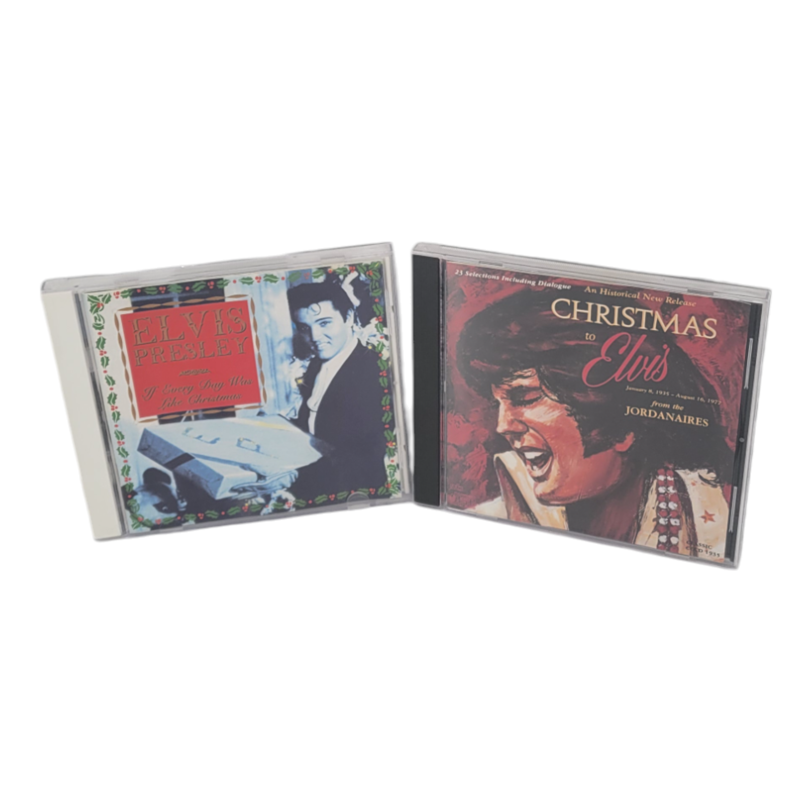 Elvis Presley and The Jordanaires Christmas to Elvis Holiday Music CD Bundle