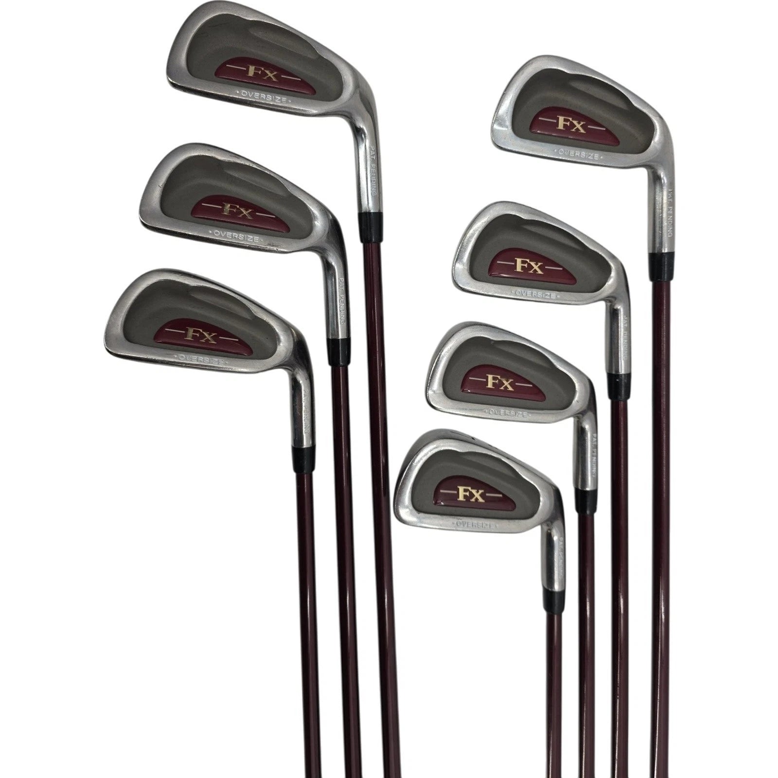 RAM FX Oversize Iron Set 4-PW Mid Kick Flex Graphite Shafts RH Golf Pride Grips