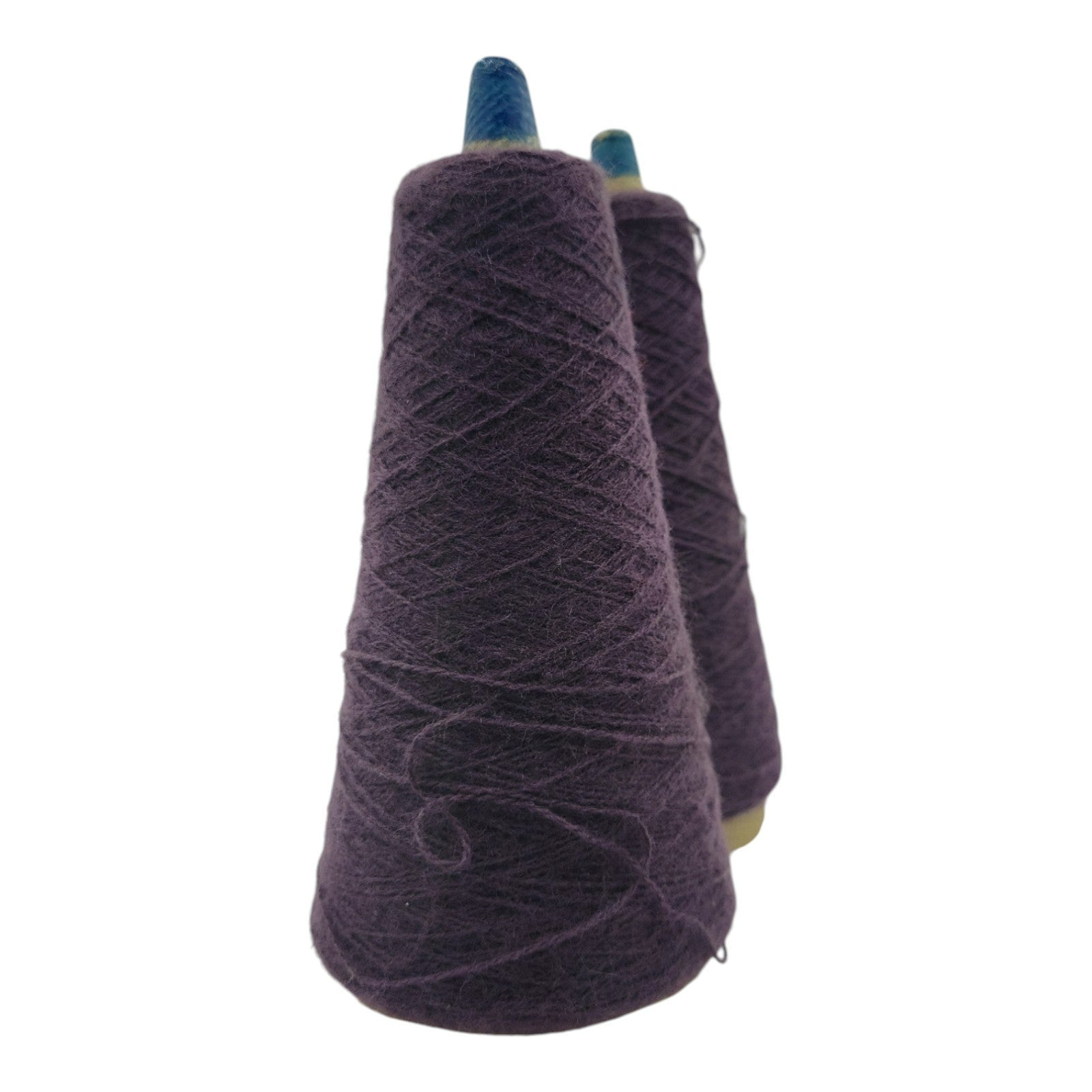 Vintage Phoenix Dye Works Yarn Cone Federal Elderberry 2/24 Lot of 2