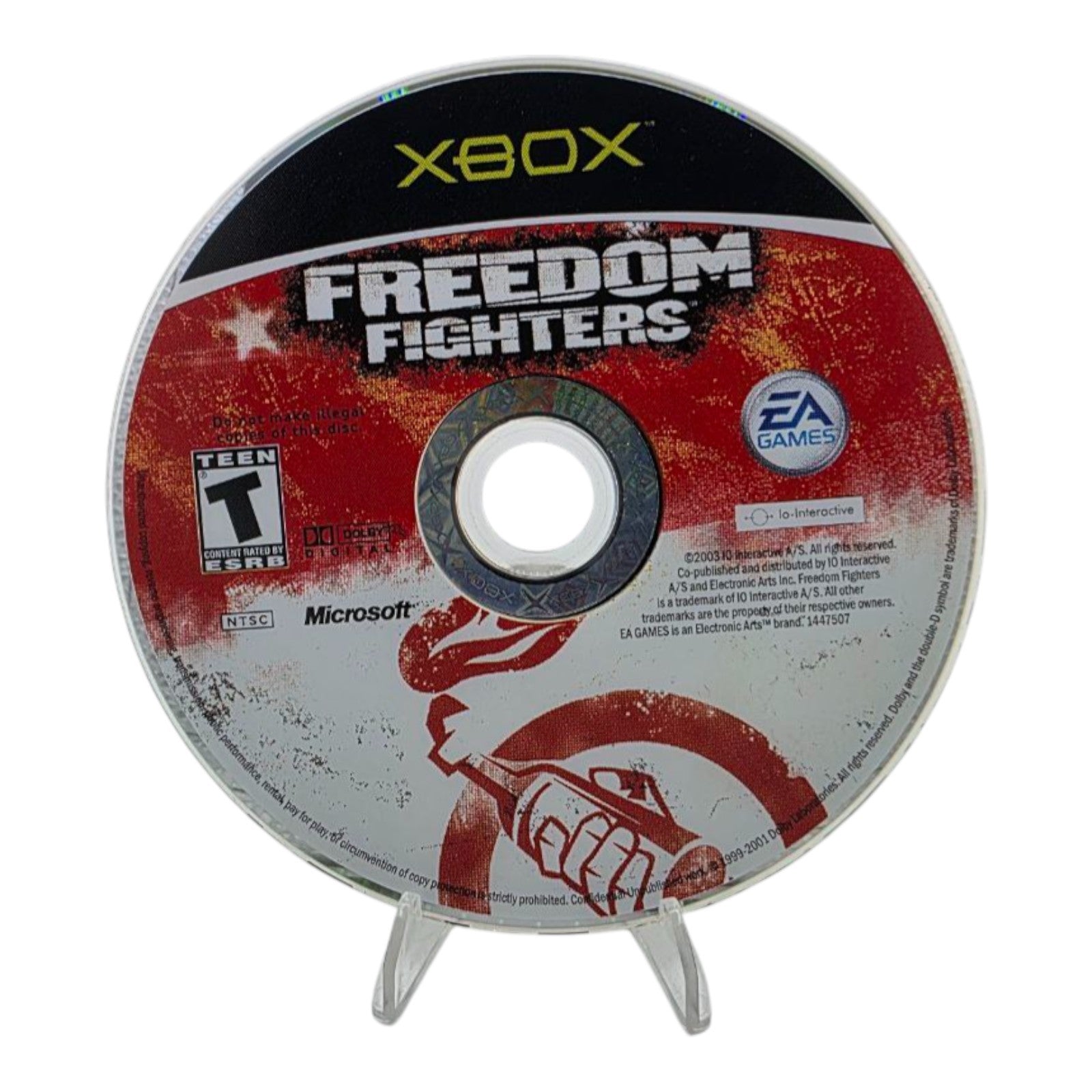 Xbox Freedom Fighters 2003 Complete EA Games Tested Manual Included