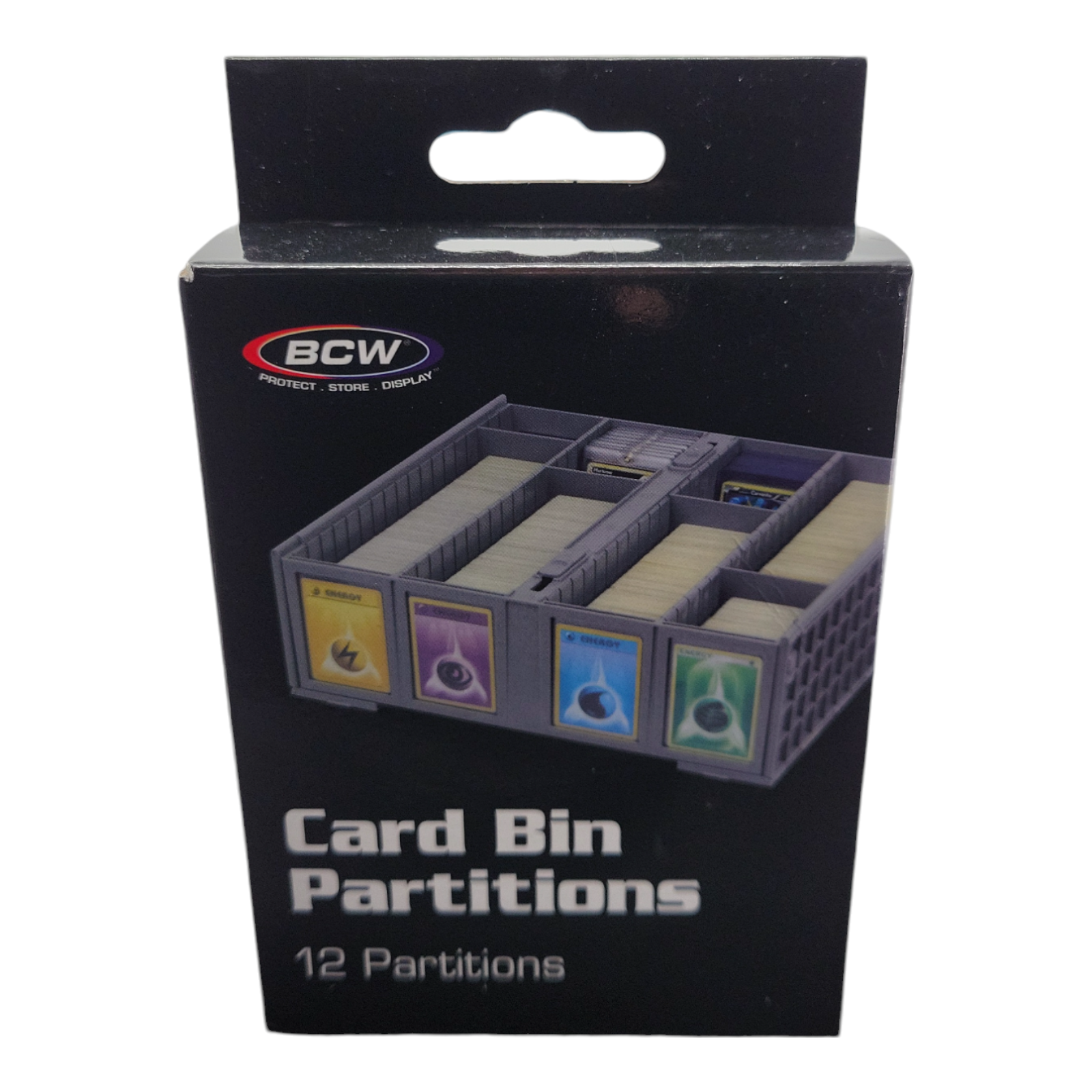 BCW Collectible Card Bin Partitions Gray 12 Pack for 3200 Count Card Bin Storage