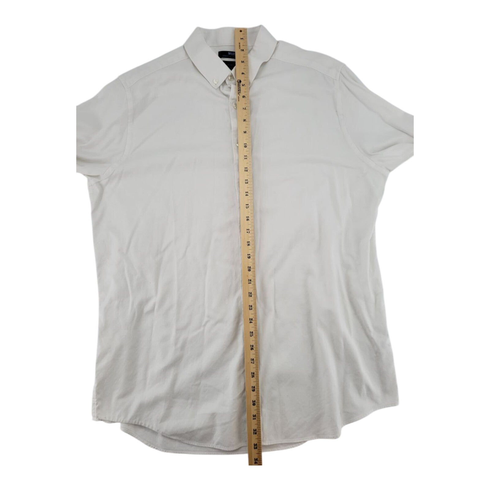 Murano Ultimate Modern Comfort White Button Down Long Sleeve Shirt XLT