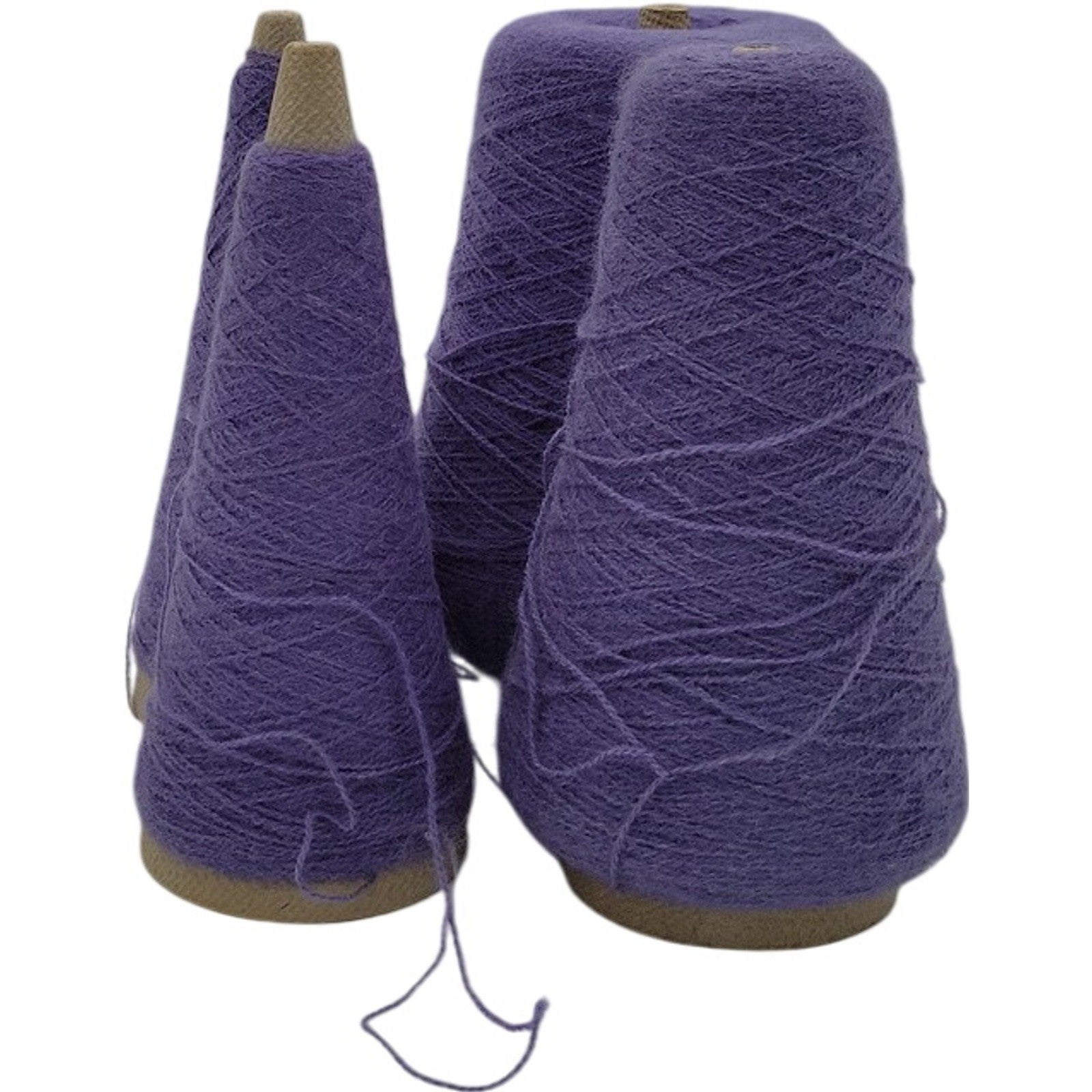 Vintage Templon 2/24 Blueberry O/N Weaving Knitting Cone Yarn Lot of 4