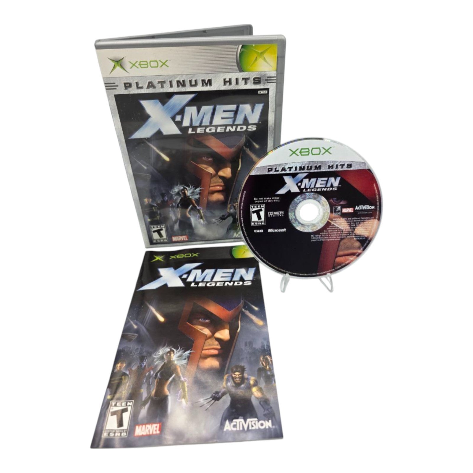 Xbox Platinum Edition X-Men Legends Complete with Manual Tested 2004