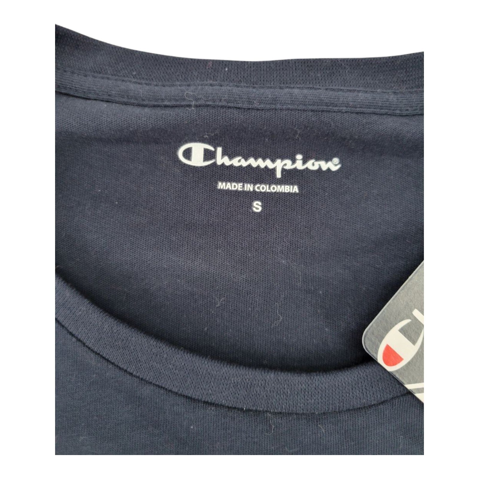 Champion Webster University Navy Blue Collegiate Tee Womens Size Small