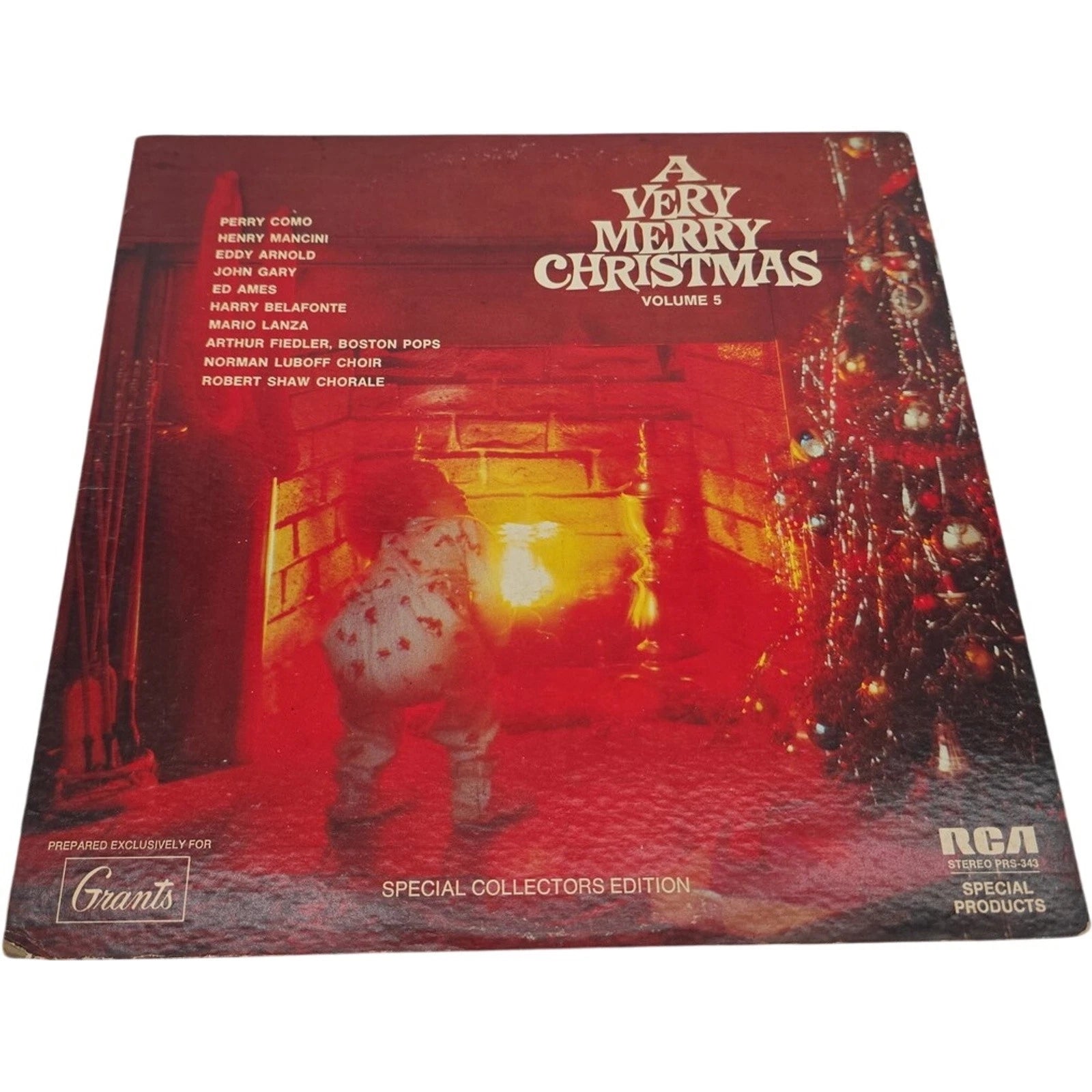 Various Artists A Very Merry Christmas Volume 5 Vinyl LP 1971 Special Collectors