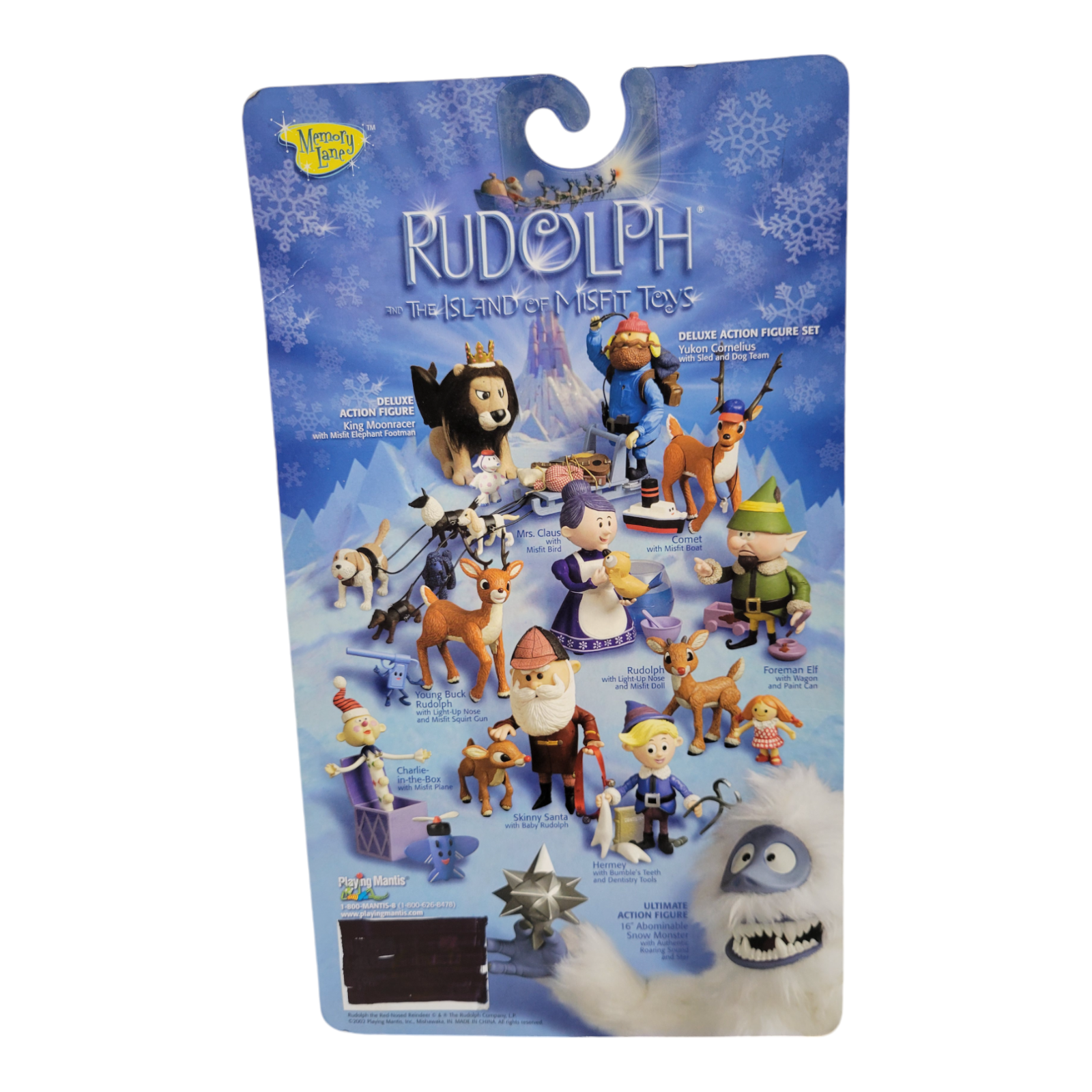 Playing Mantis Rudolph and The Island of Misfit Toys Action Figures Set of 4