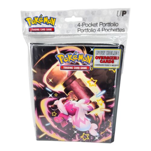 Ultra Pro Pokemon TCG Shiny Tinkaton SV Paldean Fates 4 Pocket 80 Card Binder