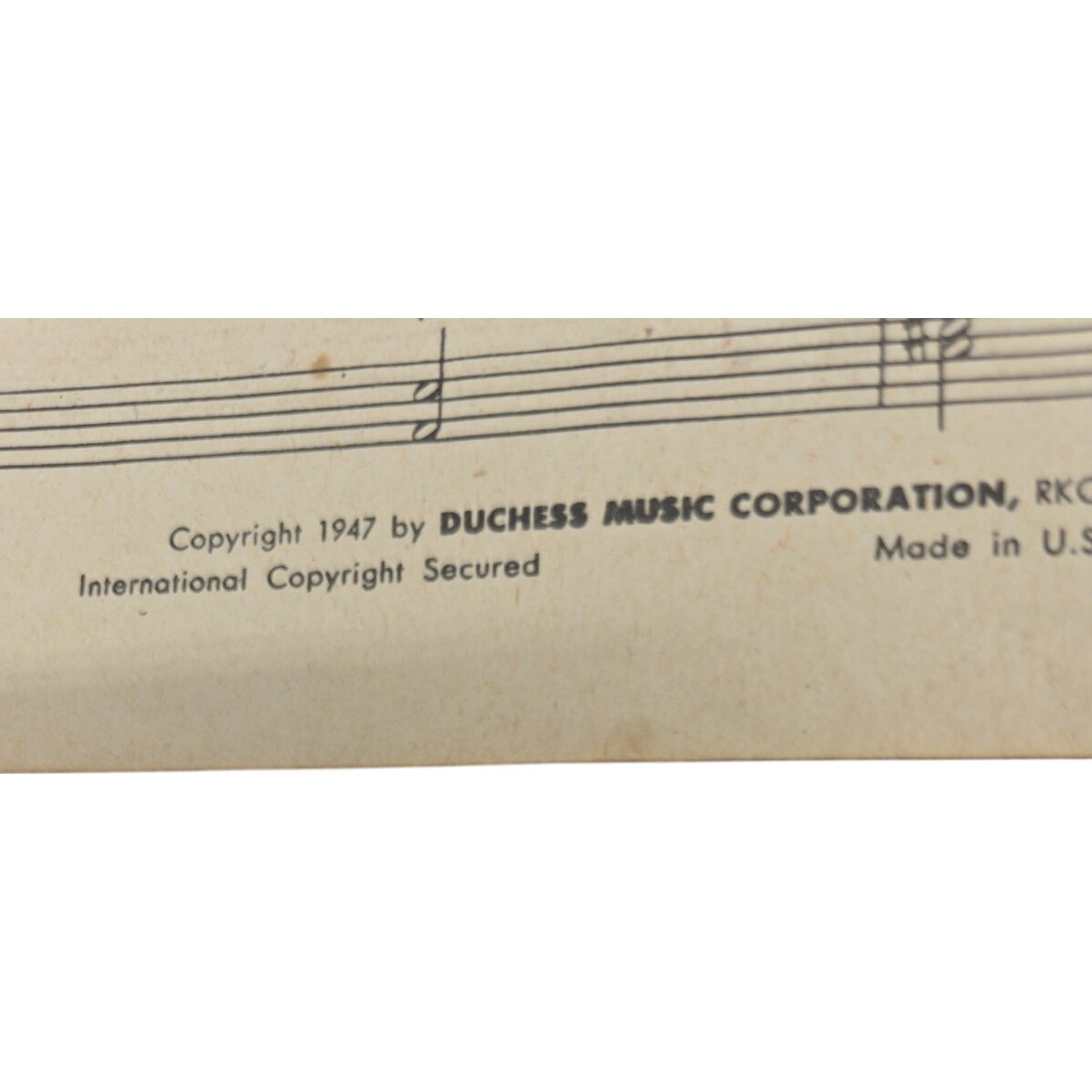 Vintage Teresa Lyrics by Jack Hoffman Music by Babe Russin Sheet Music 1947