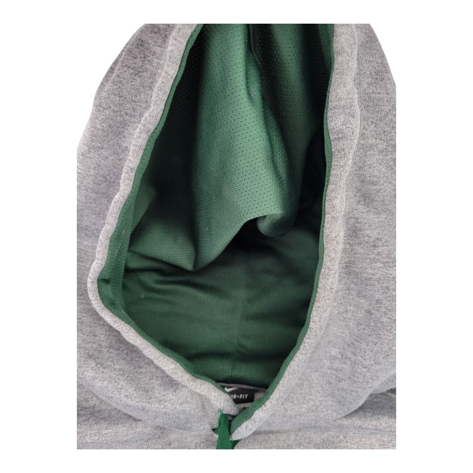Nike Miami Hurricanes Therma-Fit Hoodie XL Gray Green Pullover NCAA