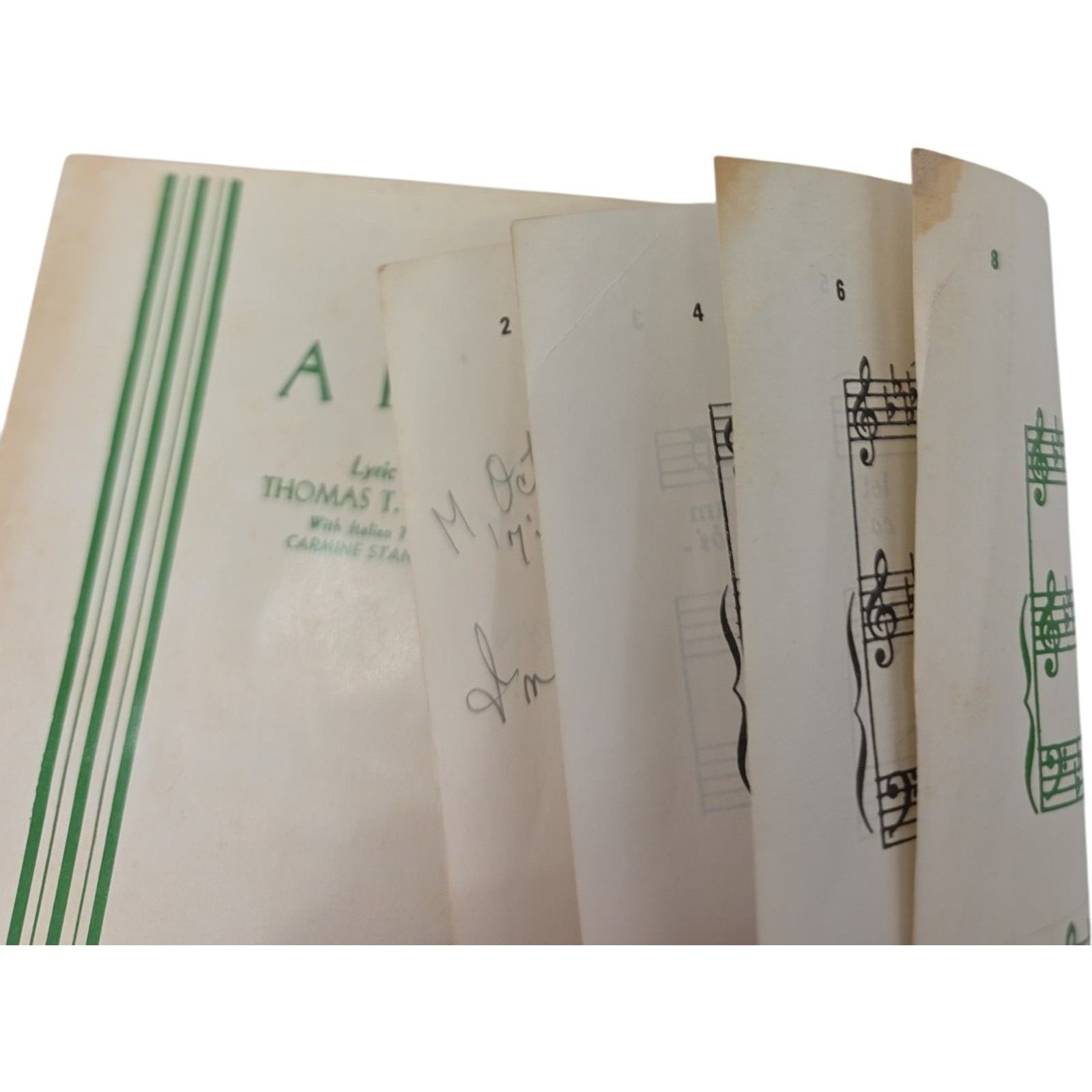Vintage Sheet Music A Heart Thats Free Thomas T Bailey Alfred G Robyn Big 3 Pub