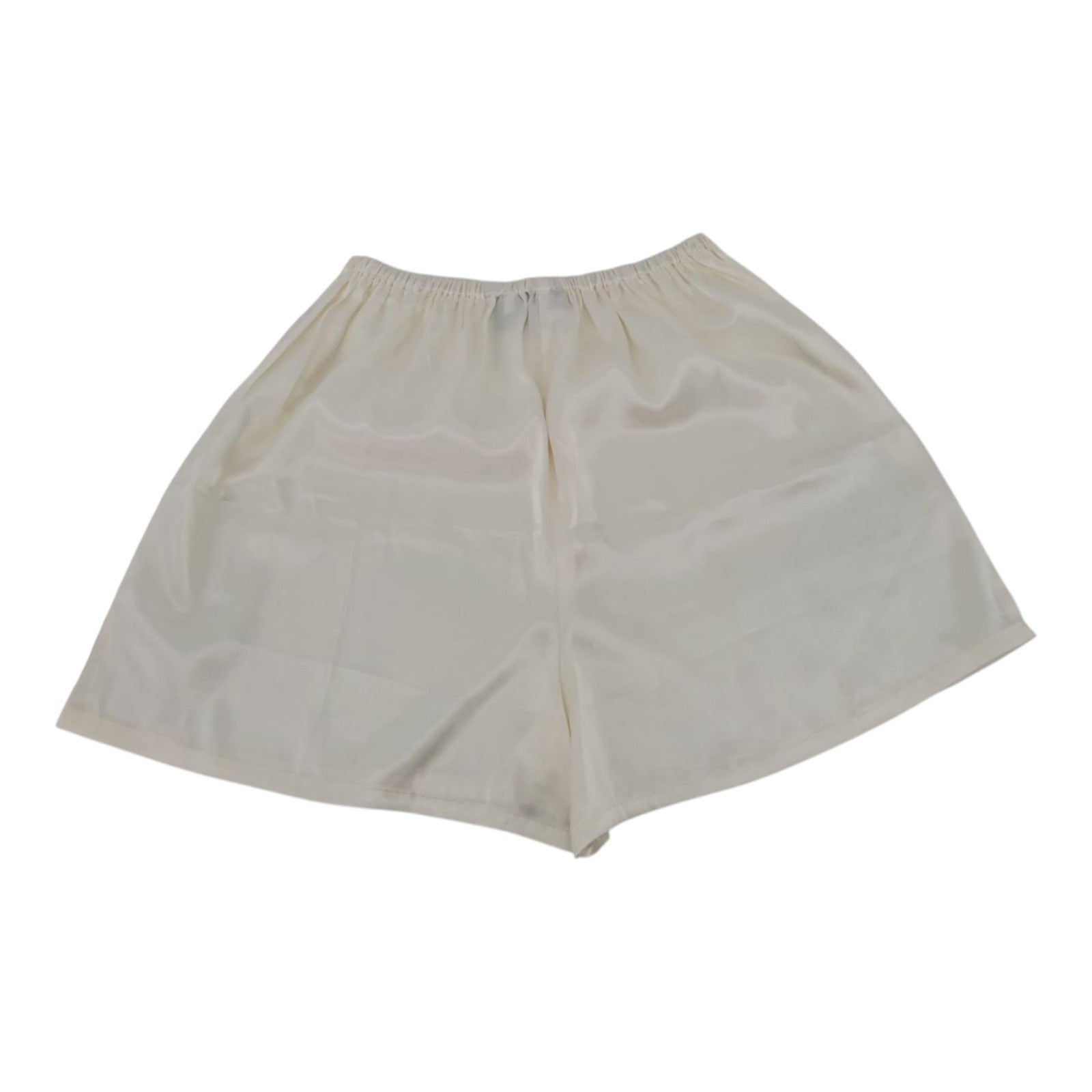 NY&Co Intimates Women's Ivory Satin Sleepwear Set Top & Shorts Sleeveless Size S