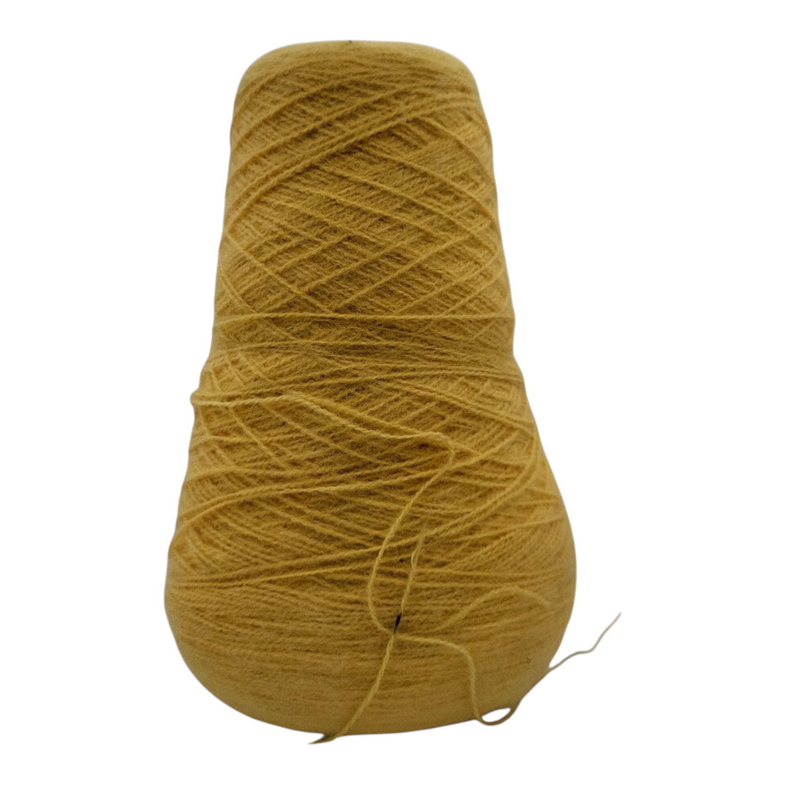 Vintage Templon 2/24 O/N Honeycomb Yellow Weaving Knitting Yarn Cone Lot S-74367