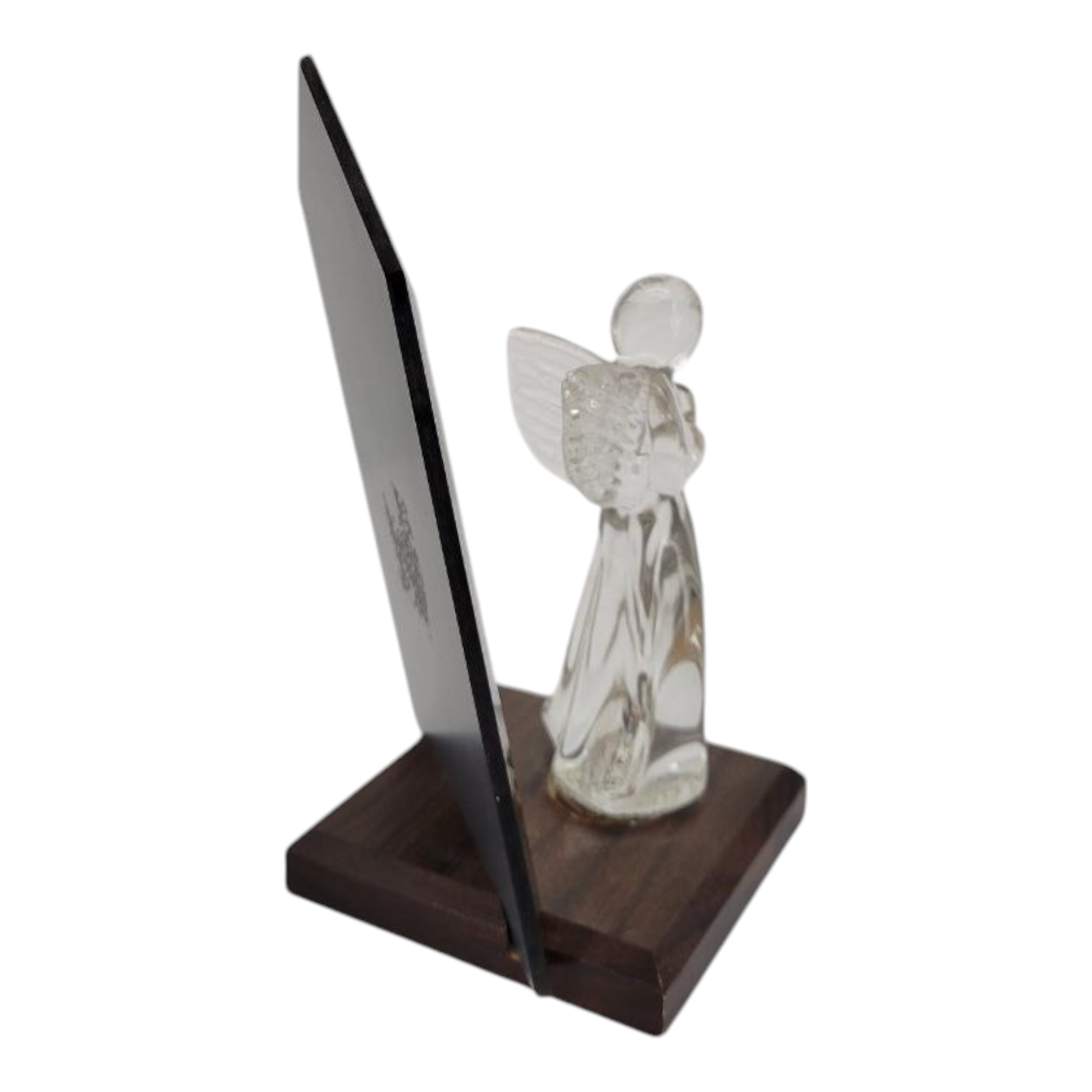 Dacra Glass Angel To My Wife Plaque Figurine Decor