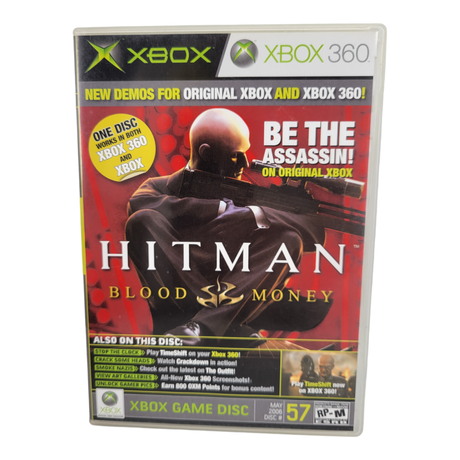 Xbox 360 Hitman Blood Money Demo Disc 57 Playable on Original Xbox
