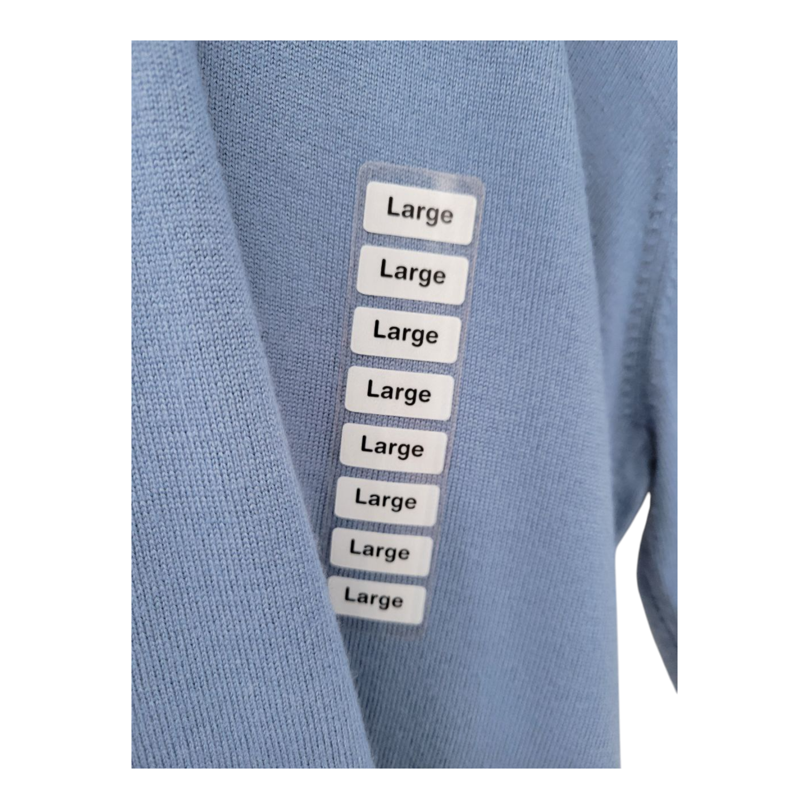 Alfani Merino Wool V Neck Sweater Blue Long Sleeve Pullover Knit Size Large