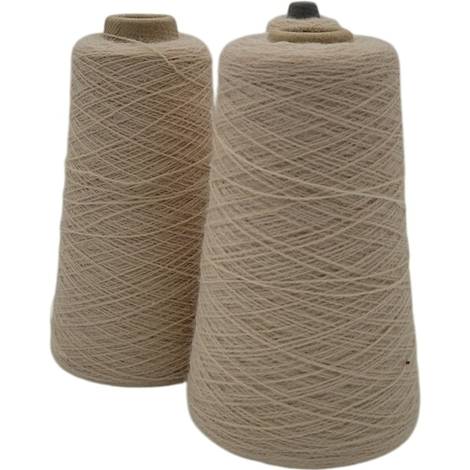 Vintage Spinnerin 2/24 Acrylic Weaving Knitting Yarn Beige 36908 Lot of 3