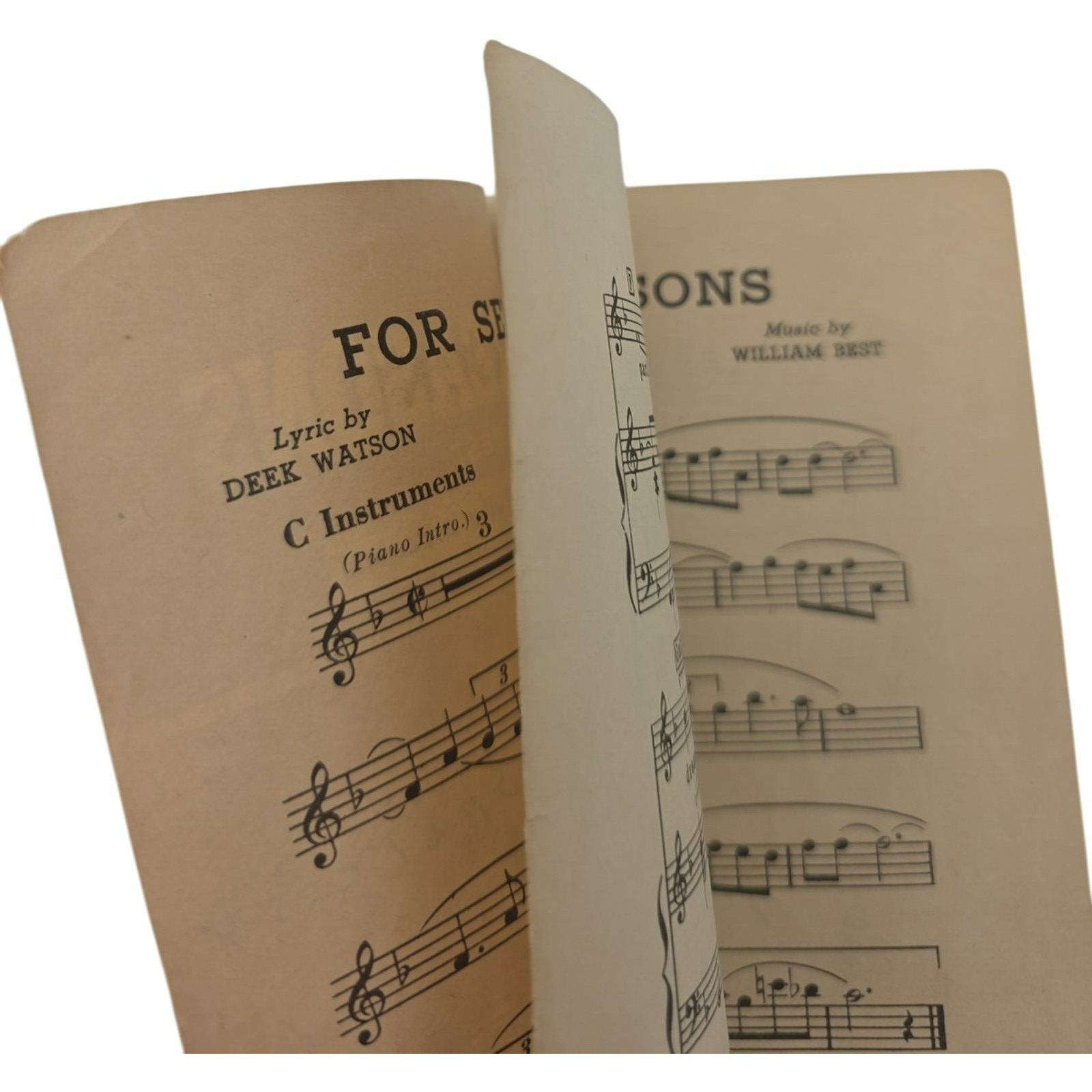 I Love You For Sentimental Reasons Featured By Eddy Howard 1946 Sheet Music