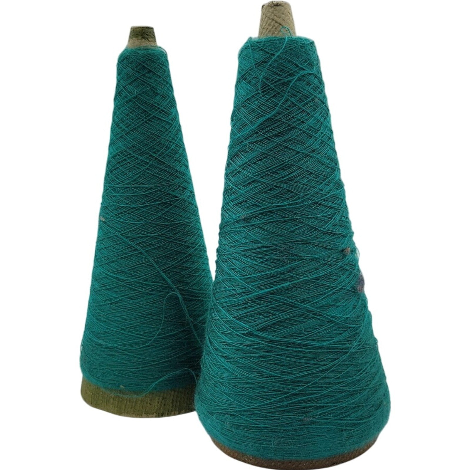 Vintage Pisgah Yarn Light Spruce Green 1/28 Acrylic Yarn Cone 1258 Lot of 2