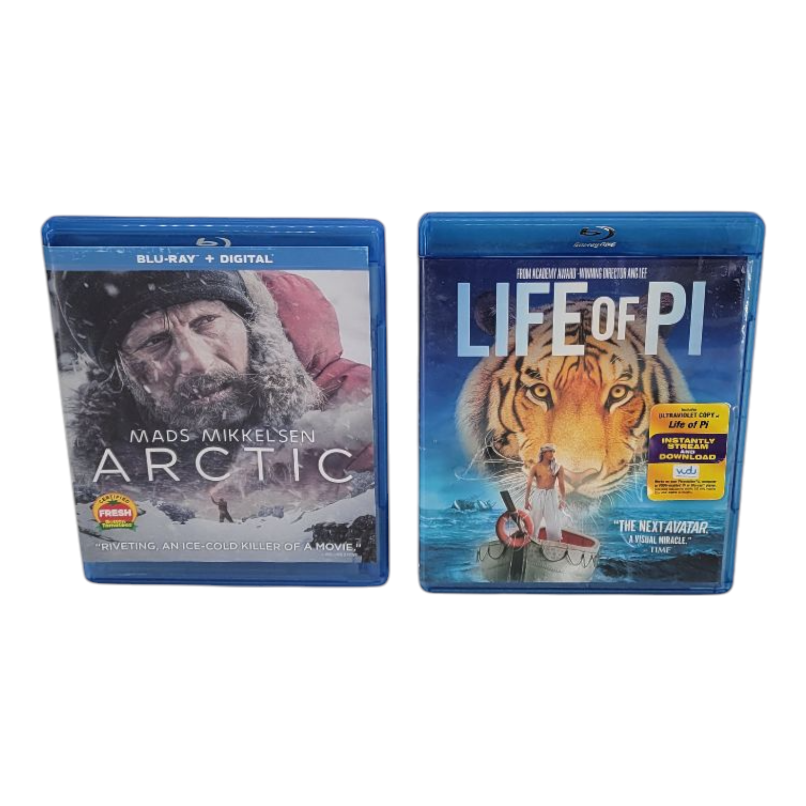 Arctic and Life of Pi Blu-ray Drama Survival Movie Bundle