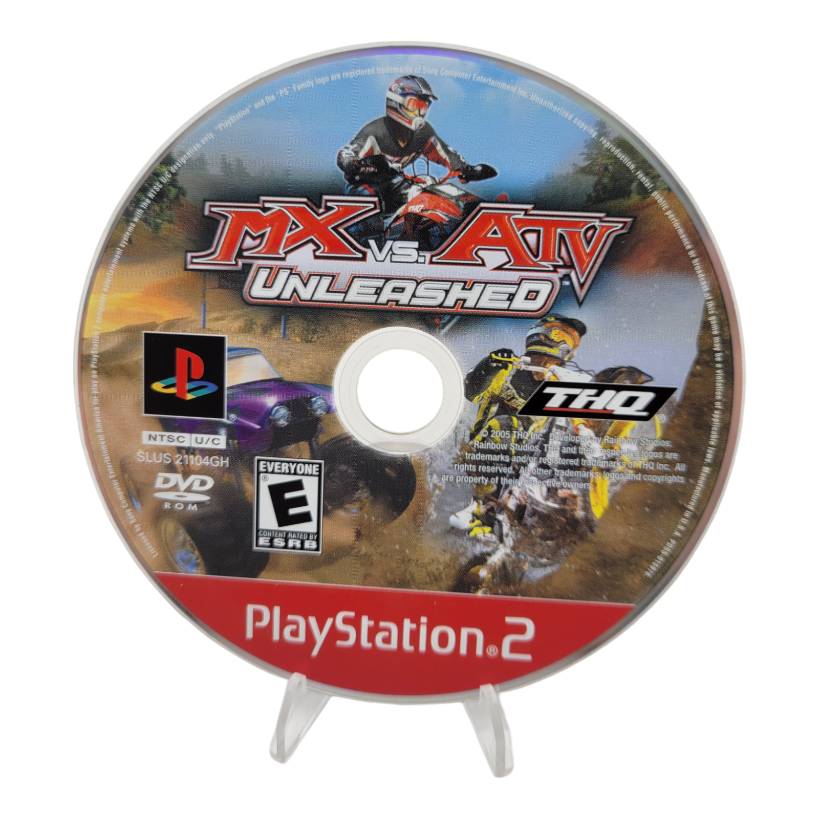 THQ MX vs ATV Unleashed PlayStation 2 PS2 Greatest Hits 2005