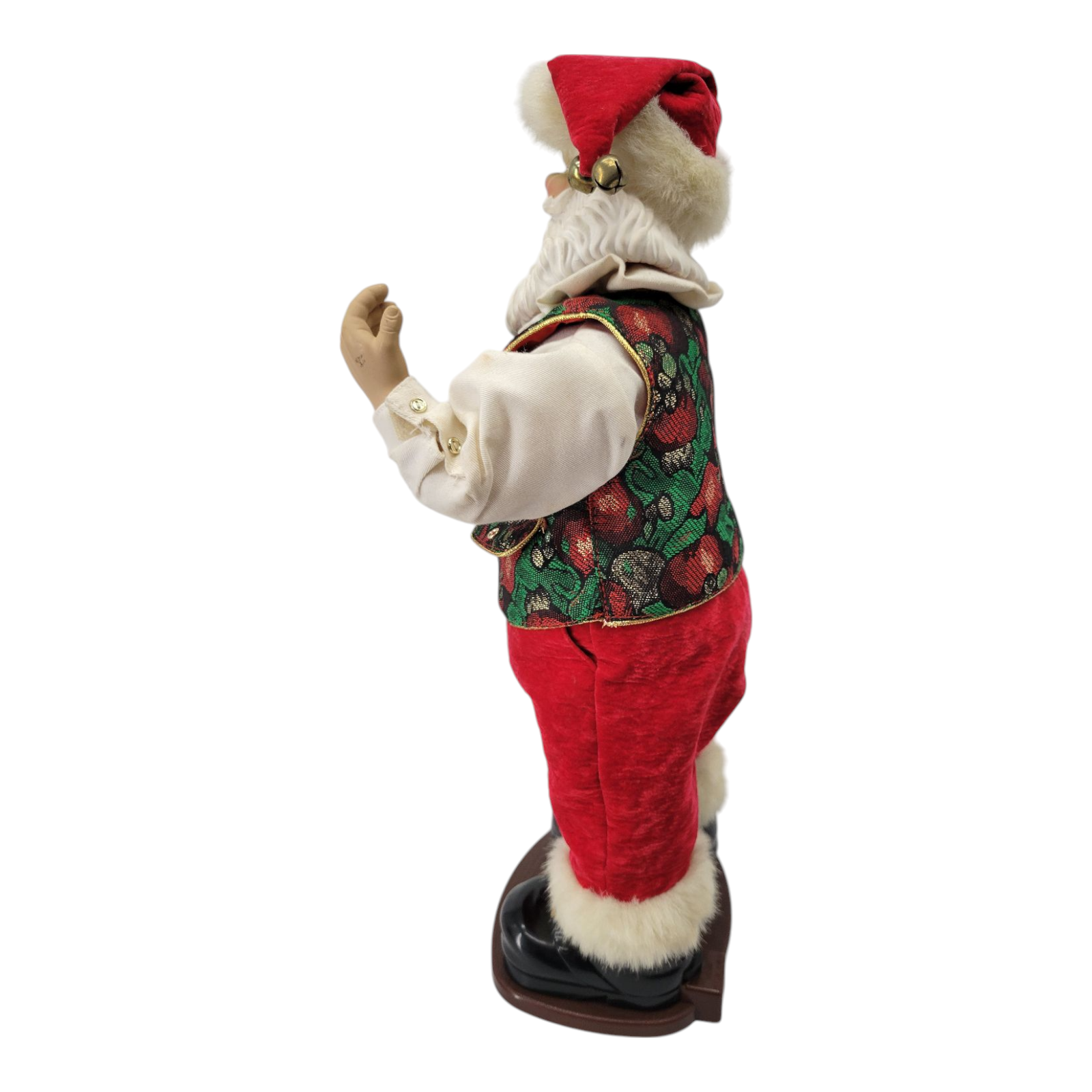 Vintage Rockin Around the Christmas Tree Animated Musical Dancing Santa Claus