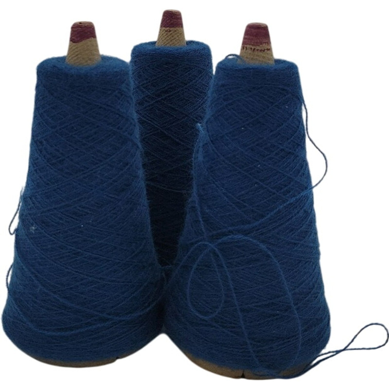 Vintage 1980s Templon 2/24 Betony Yarn Cone S-52553 Lot of 3
