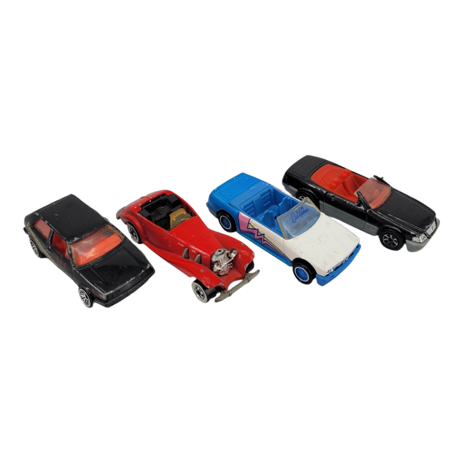 1980s Hot Wheels Diecast Cadillac Eldorado Mercedes 540K Nissan Fire Chaser Lot