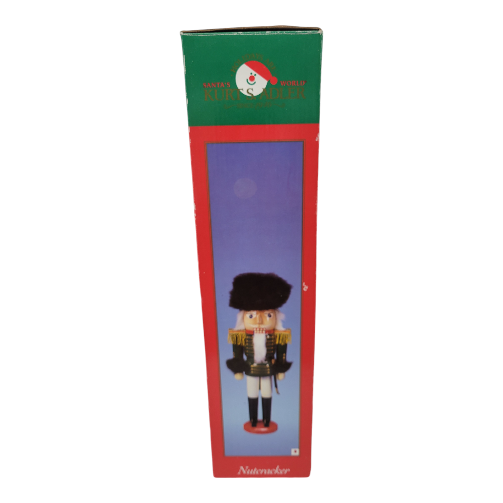 Kurt Adler Santa's World Wooden Nutcracker Soldier Christmas Holiday Decoration