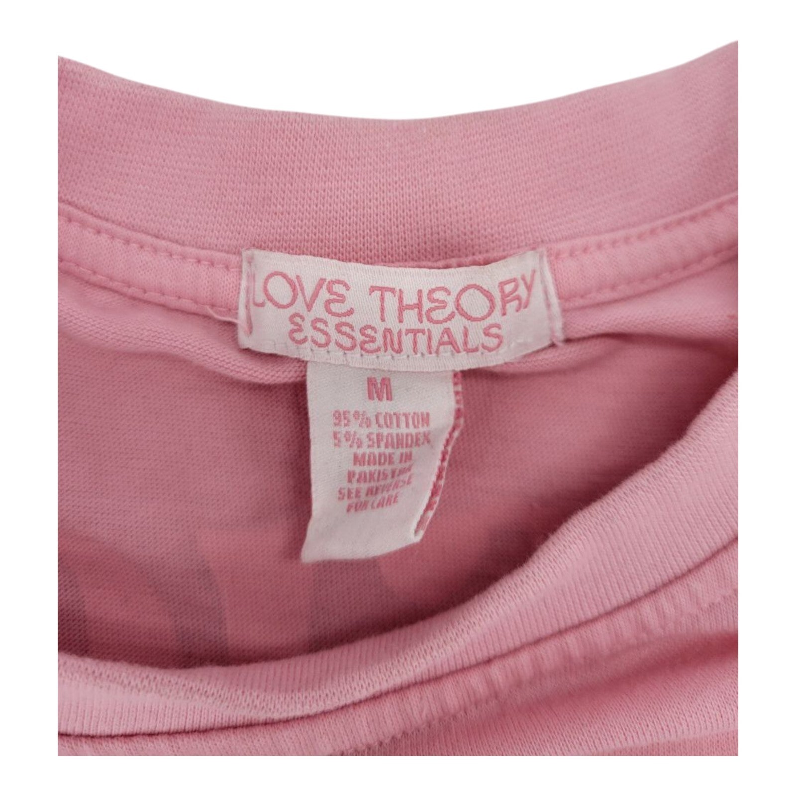 Love Theory Essentials Magic Is Real Graphic Pink T-Shirt Womens Size M