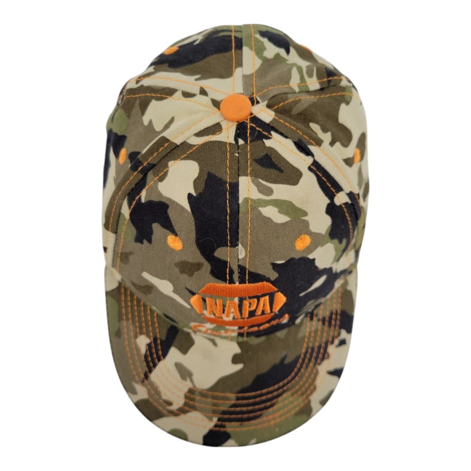 NAPA Outdoors Strapback Camouflage Hat One Size Adjustable Baseball Cap
