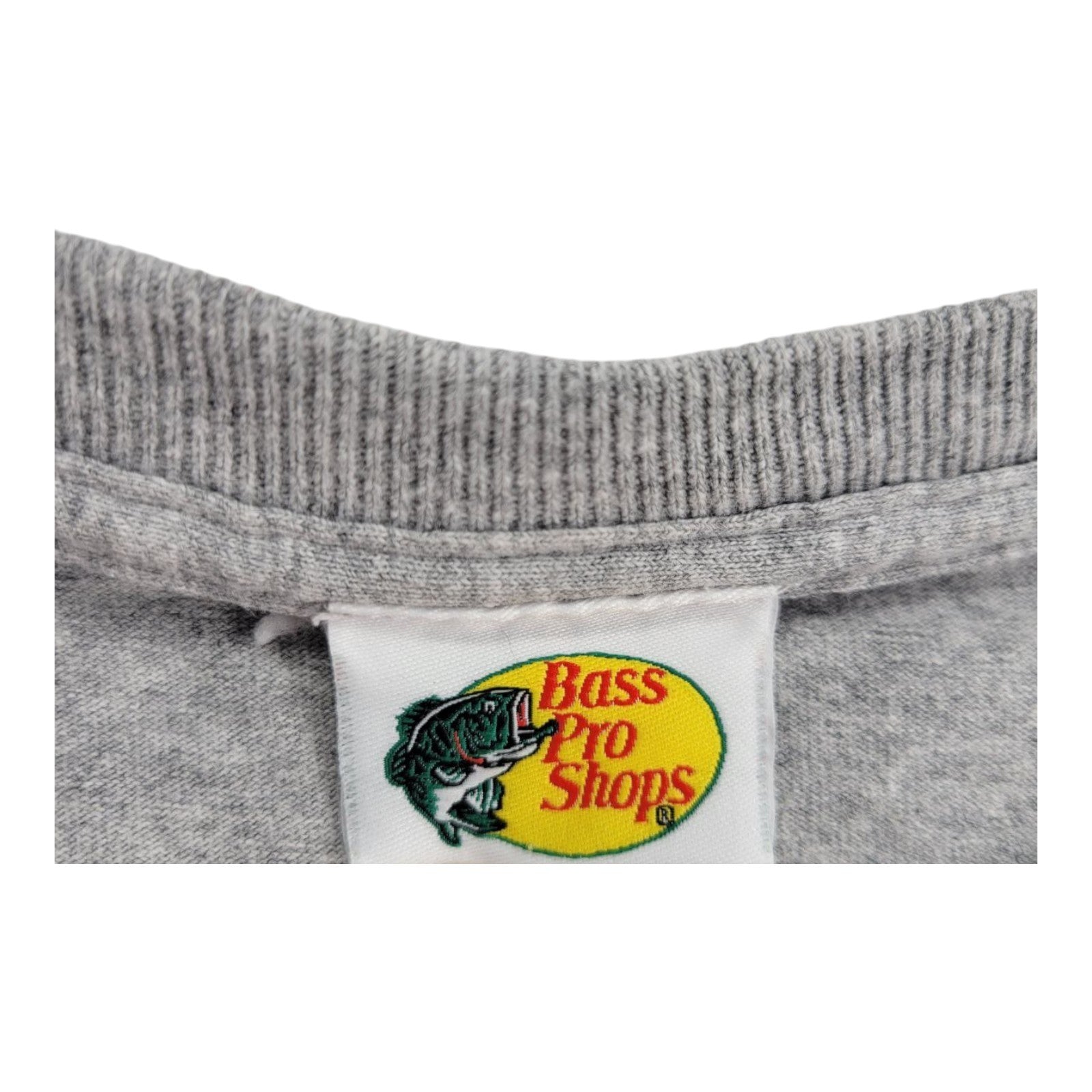 Bass Pro Shops American Tradition Flag Graphic T-Shirt Gray Size 2XL