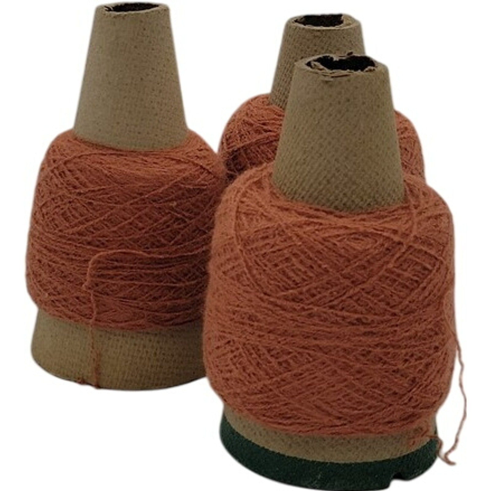 Vintage J. P. Stevens 2/29 Acrylic Cone Yarn Red Tint PL-245 Lot of 3