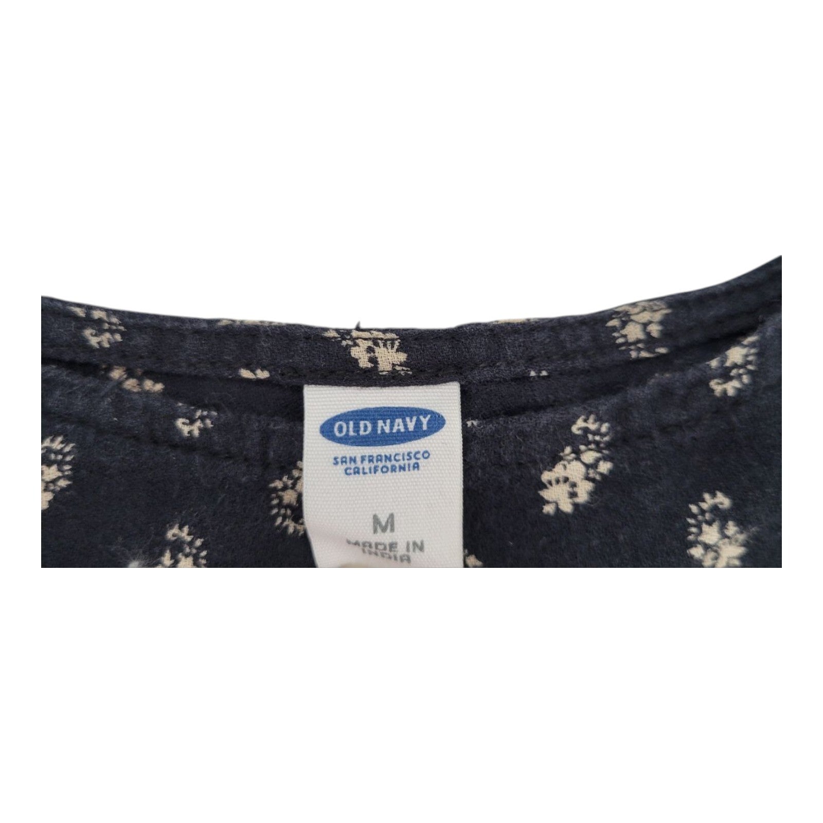 Old Navy Womens Black Floral Peplum Hem Tank Top Medium