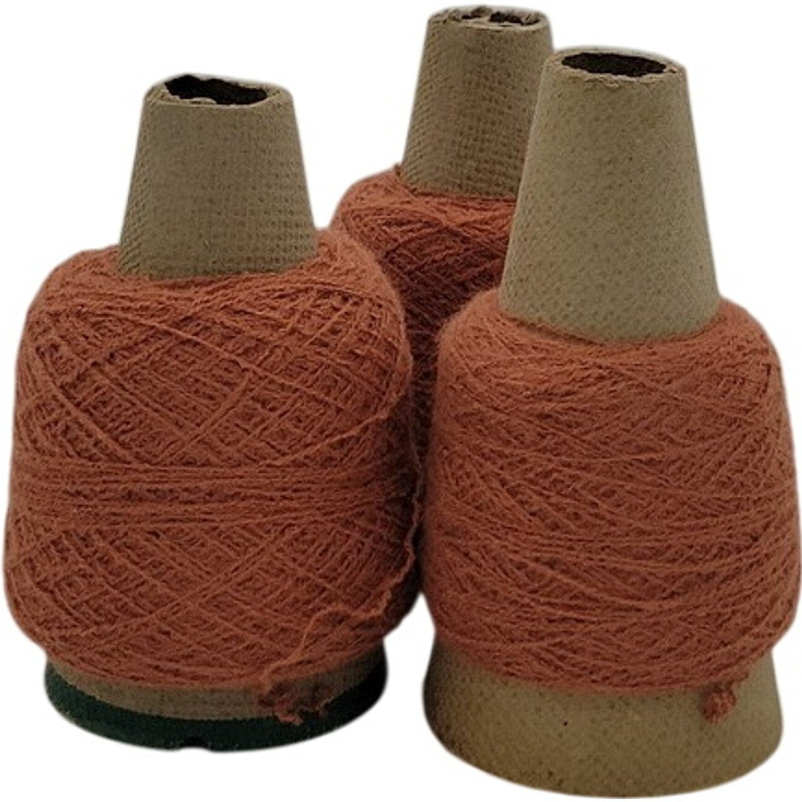 Vintage J. P. Stevens 2/29 Acrylic Cone Yarn Red Tint PL-245 Lot of 3