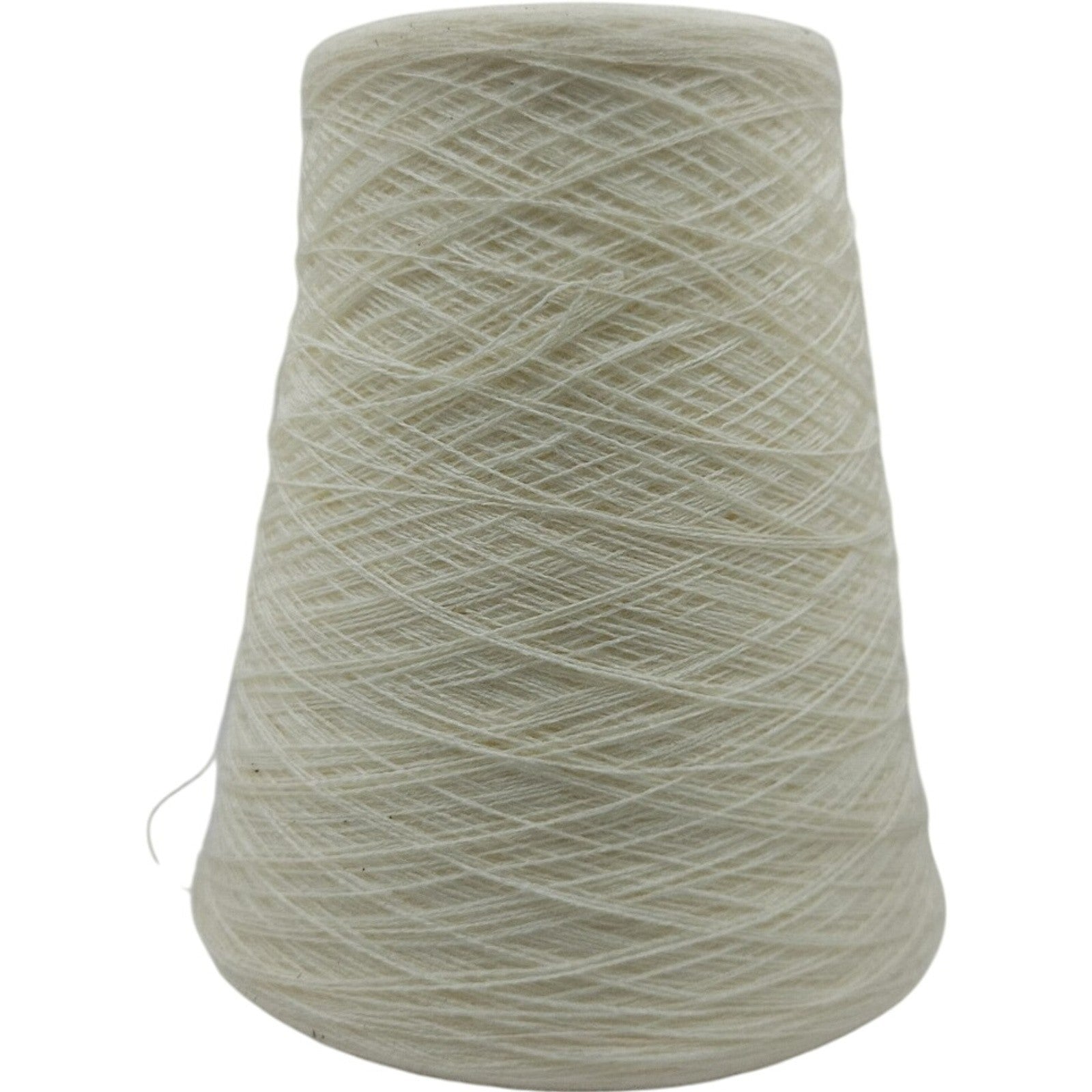 Vintage Acrylic Weaving Knitting Yarn 2/24 White Mc Lot 78941