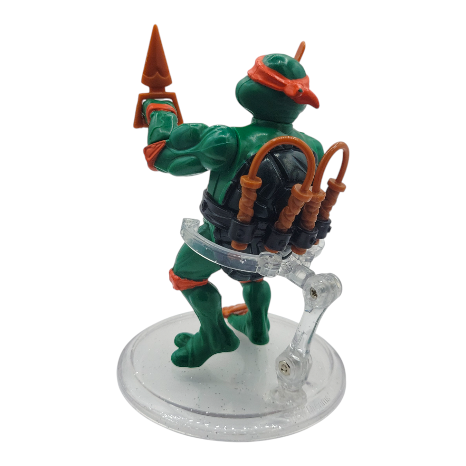 1988 Playmates Toys Michelangelo TMNT Hard Head Vintage Action Figure