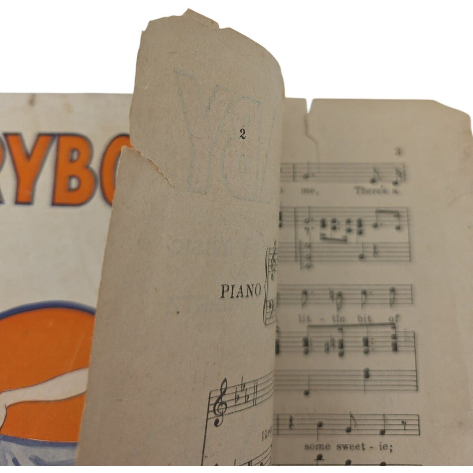 Vintage Sheet Music 1920s Everybody’s Baby by Ben Schwartz