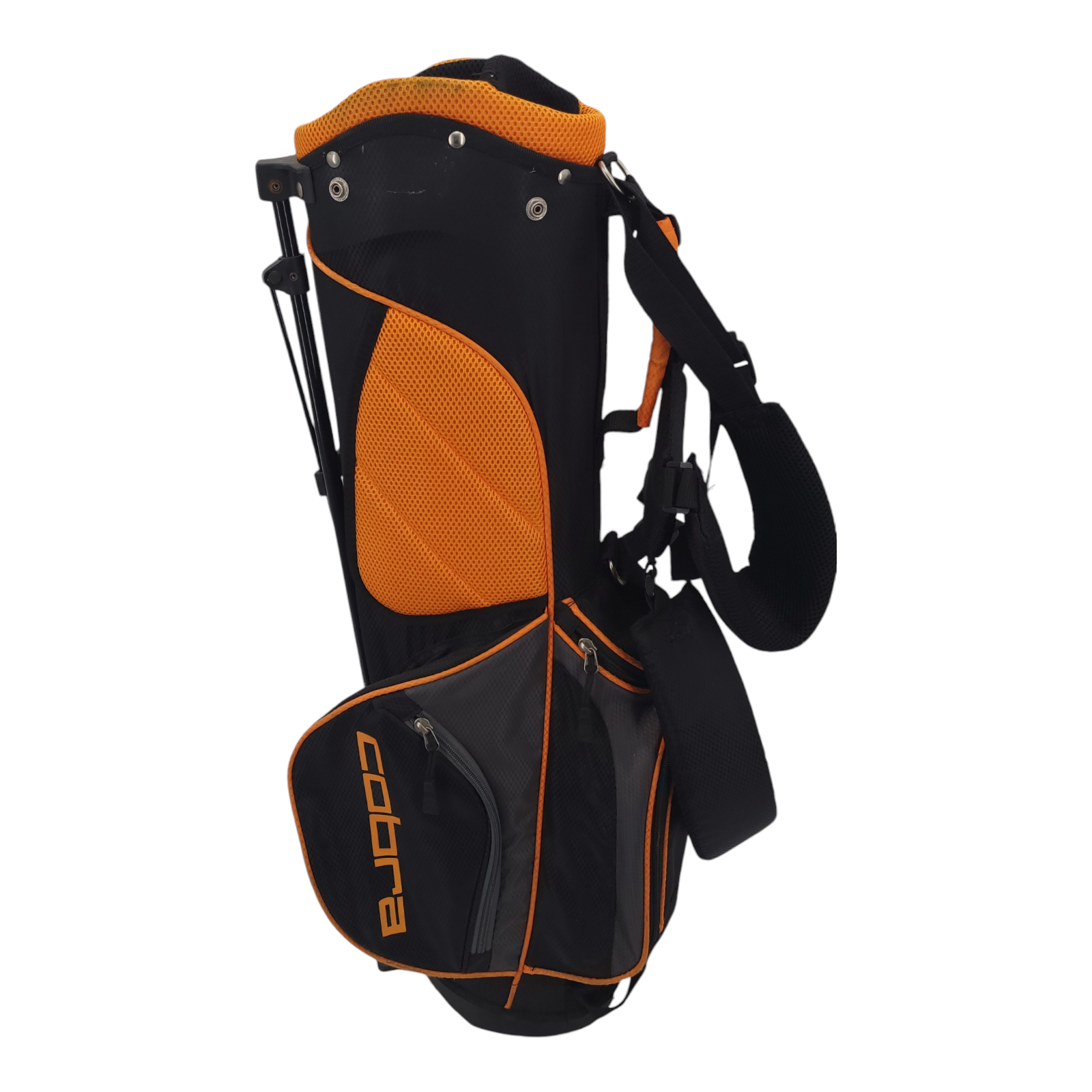 King Cobra Junior Golf Club Stand Bag 5-Way Divider Black Orange