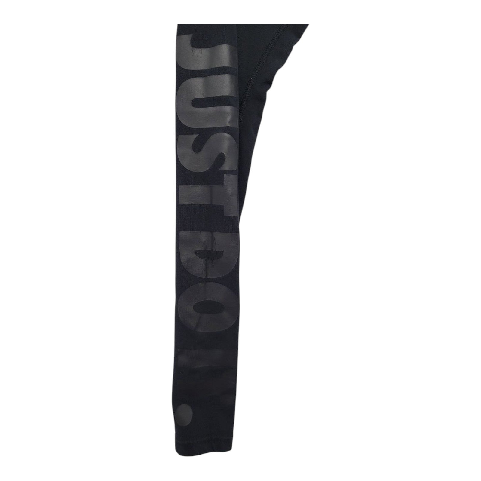 Nike Just Do It Leggings Athleisure Active Athletic Black Womens Size Large