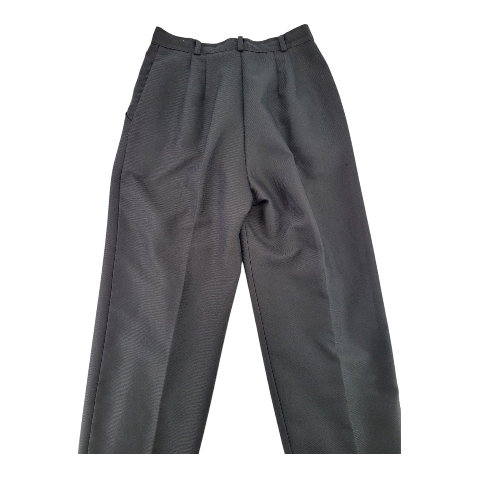 TR Bentley Womens Pleated Dress Pants Black Polyester Rayon Size 9/10