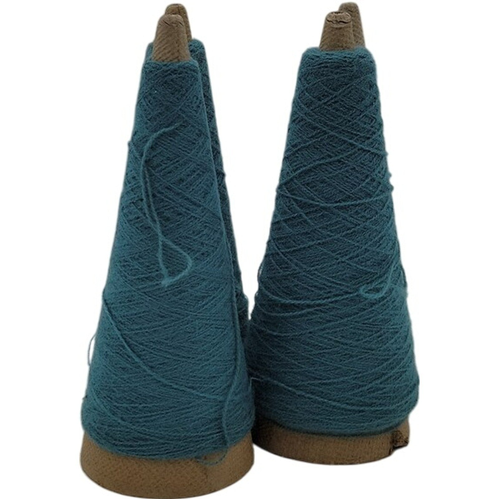 Vintage 1980s Phoenix Dye Works 2/24 Commonwealth Green 55521 Cone Yarn Lot of 4