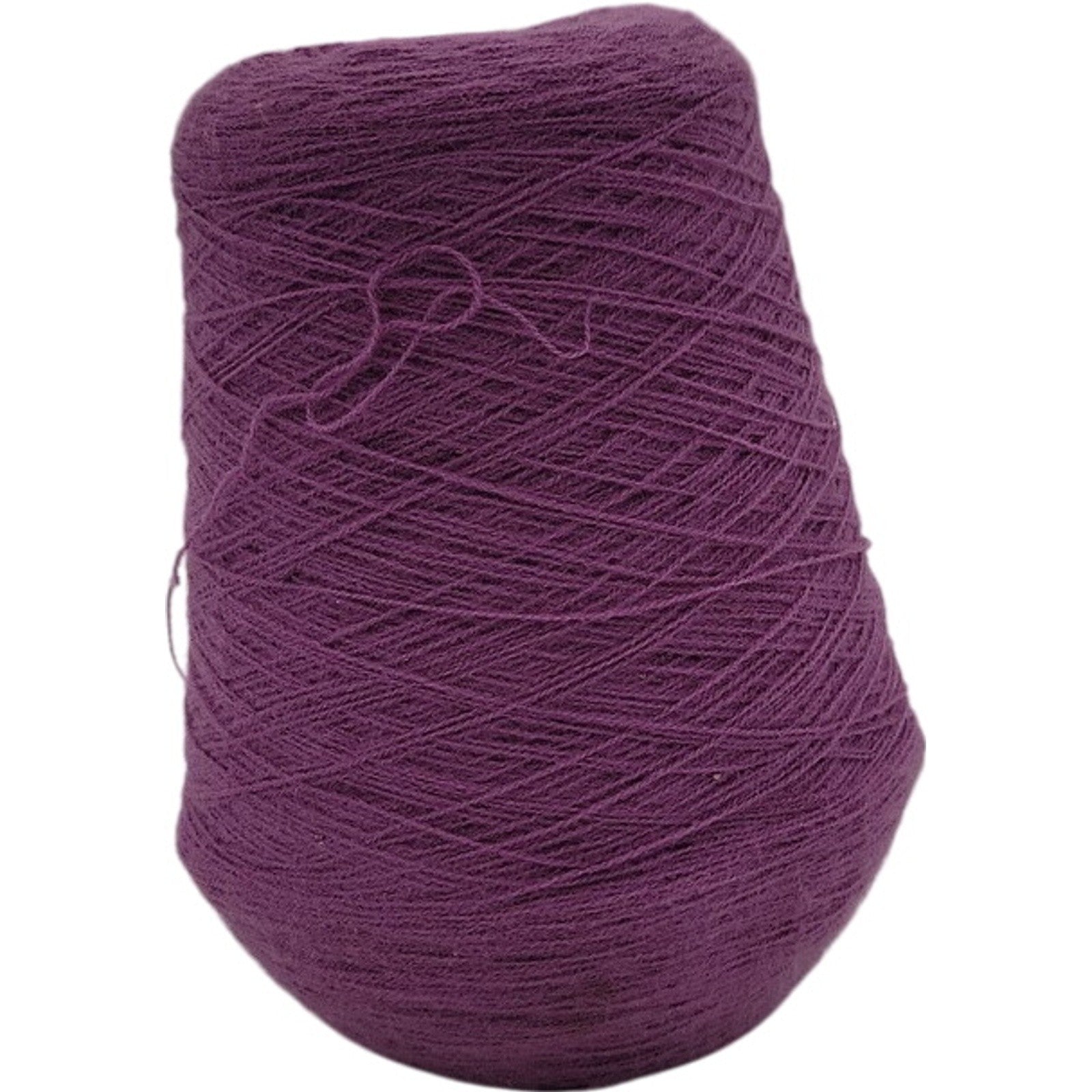 Vintage Phoenix Dye Works Grape Purple Knit Crochet Acrylic Cone Yarn 384721