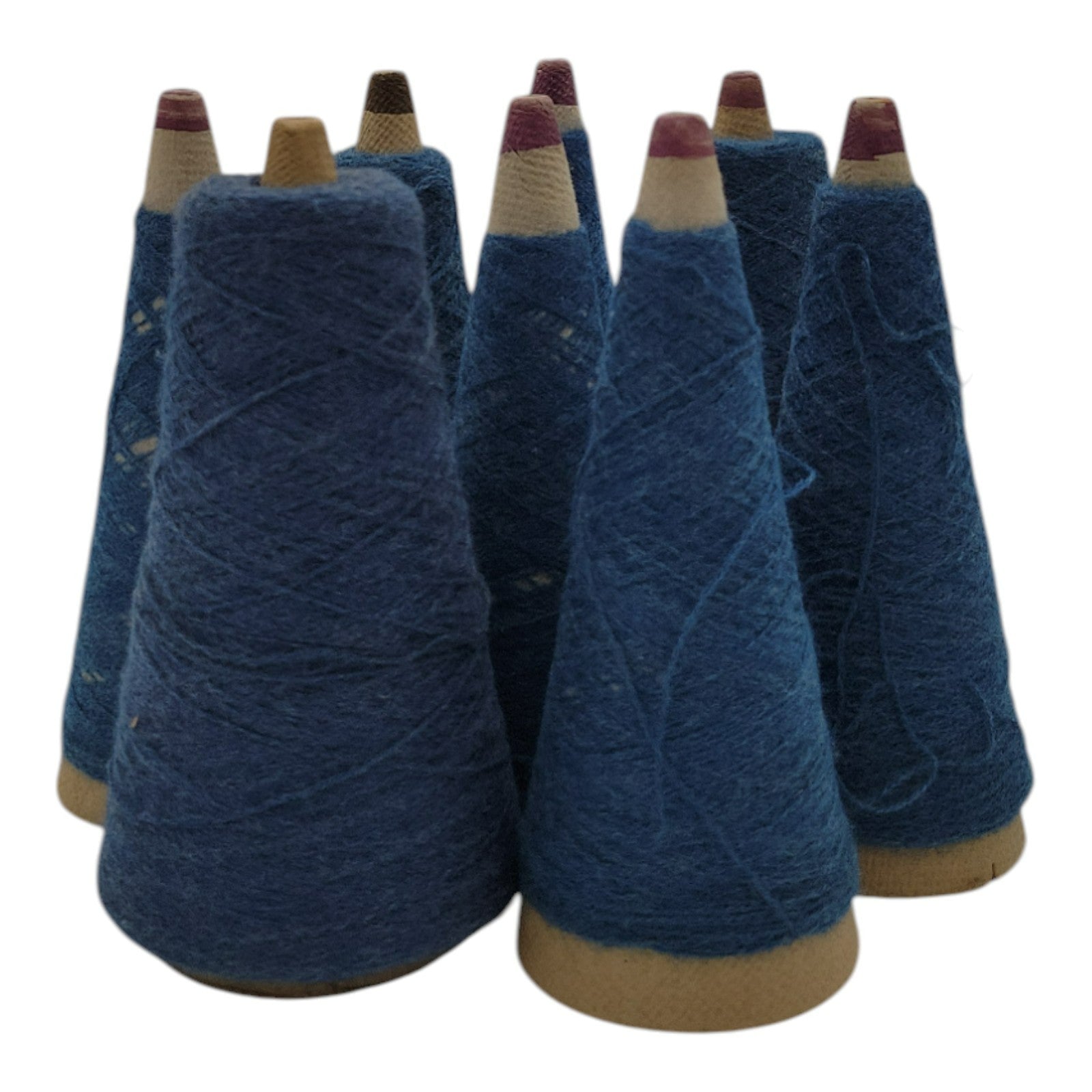Vintage Templon 2/24 Betony Heather Yarn Cone Lot of 8