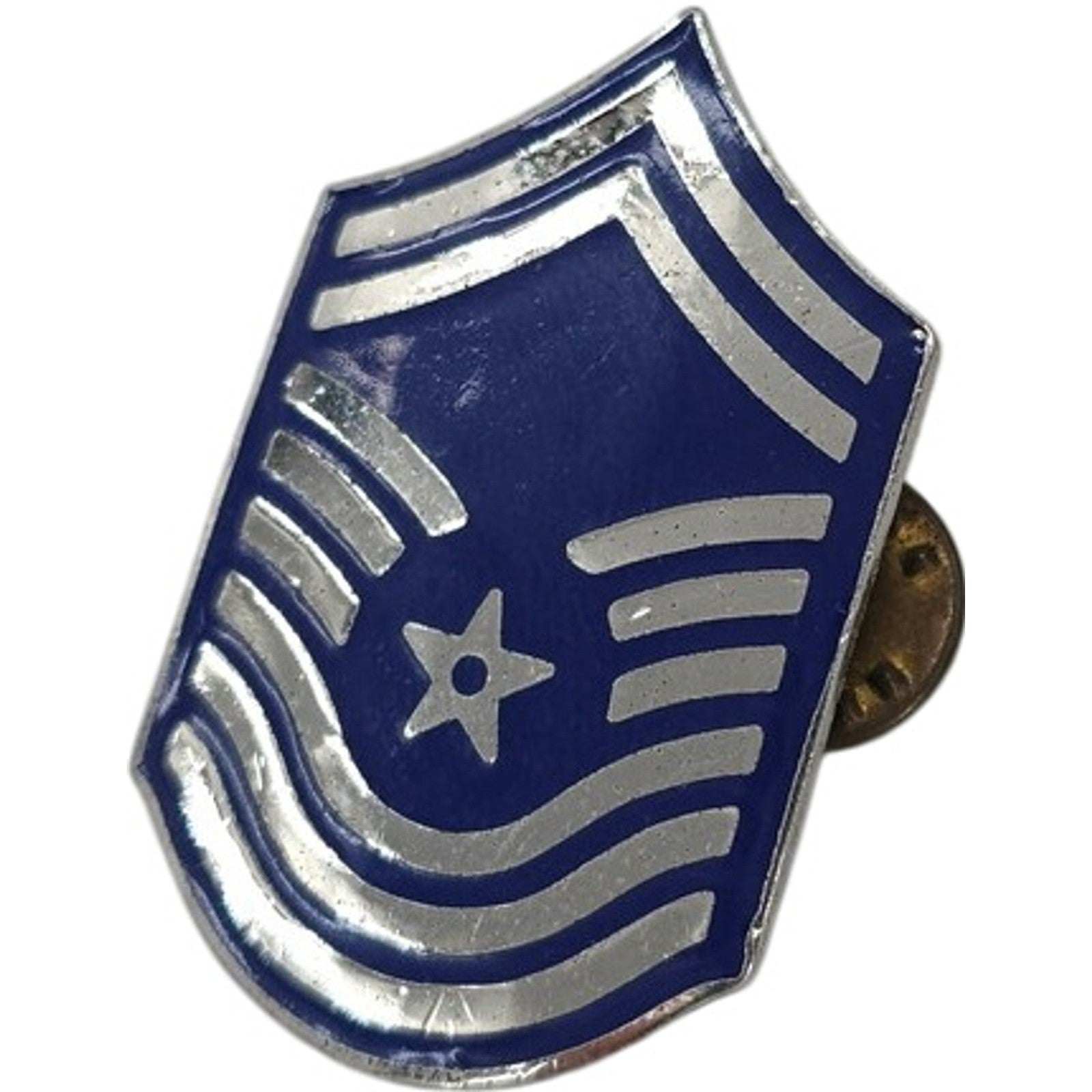 Vintage United States Air Force CMSgt E9 Collar Pin Circa 1996