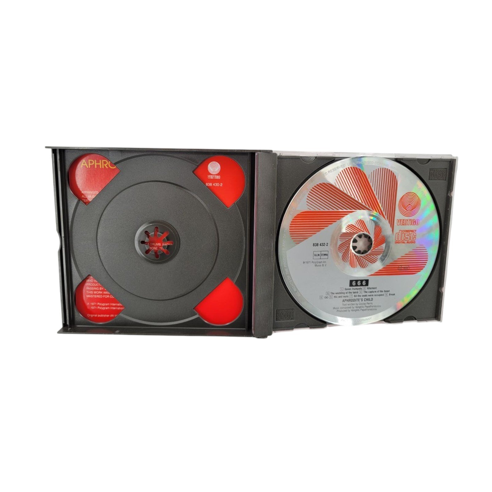 Aphrodites Child 666 Music 2-Disc CD Album 1971