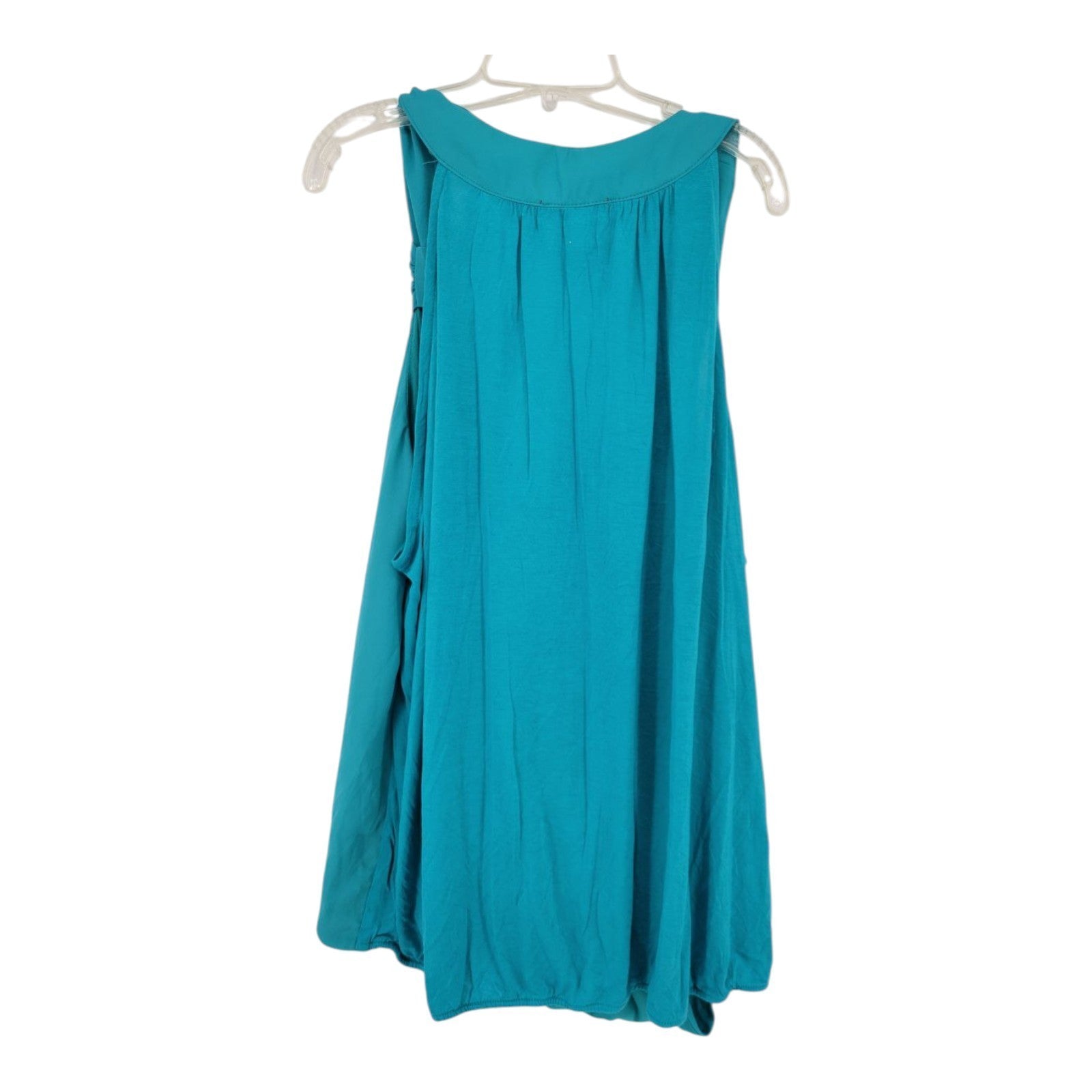 INC International Concepts Women's Teal Glow Sleeveless Dress Bubble Hem 3X