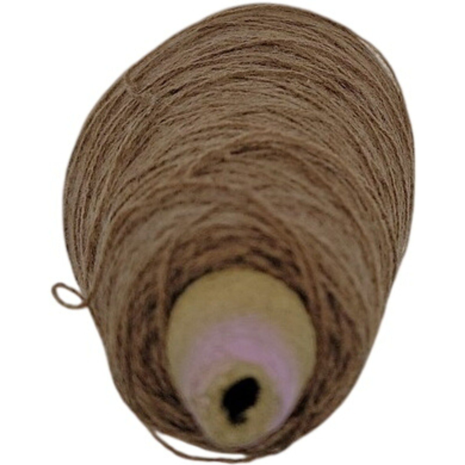 Vintage Pisgah Yarn 1/32 Brown Weaving Knitting Cone Yarn 13083